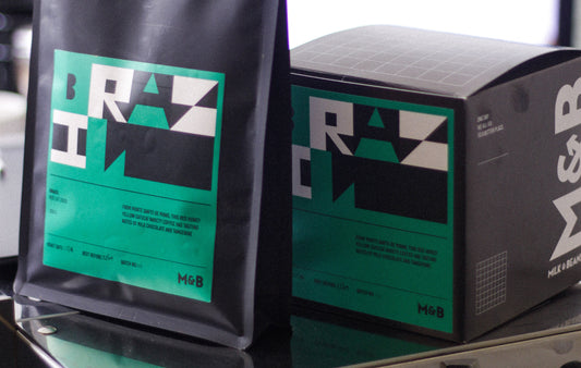 Milk and Beans Subscription Coffee Box and Bag