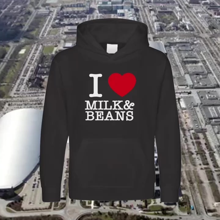 I heart ❤️ Milk and Beans Milton Keynes Hoodie